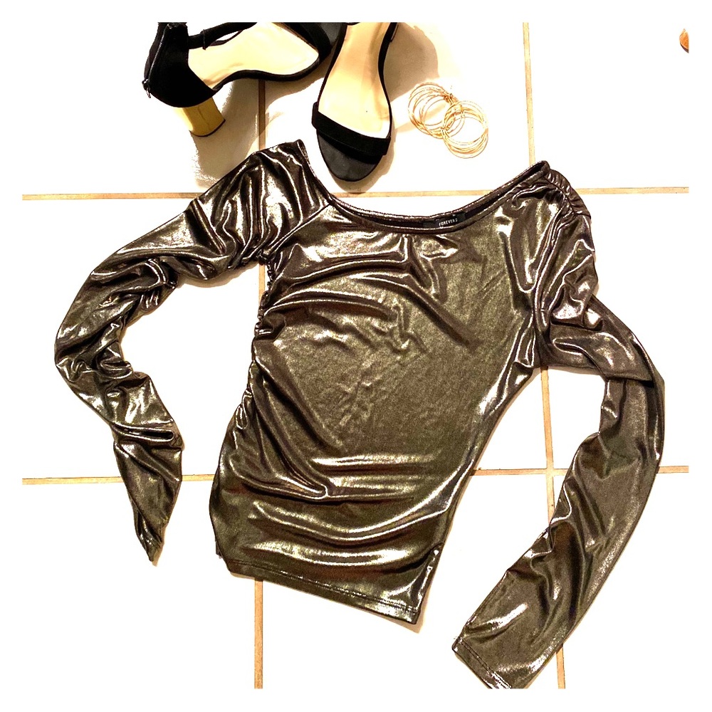Gold blouse